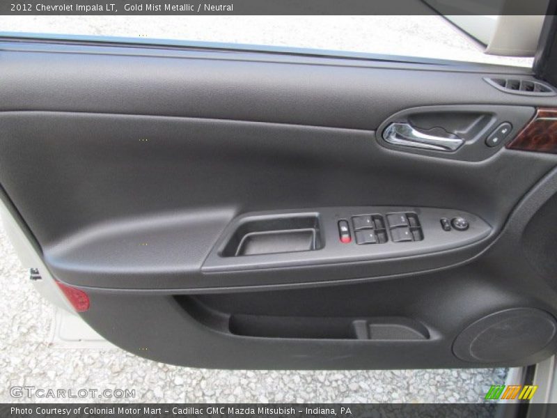 Gold Mist Metallic / Neutral 2012 Chevrolet Impala LT