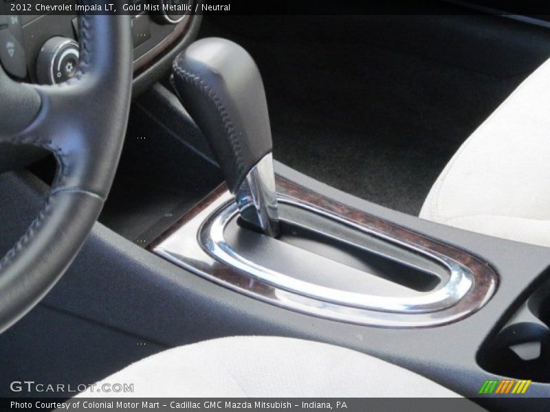 Gold Mist Metallic / Neutral 2012 Chevrolet Impala LT