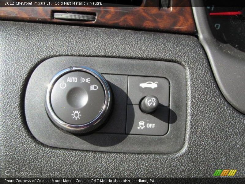 Gold Mist Metallic / Neutral 2012 Chevrolet Impala LT
