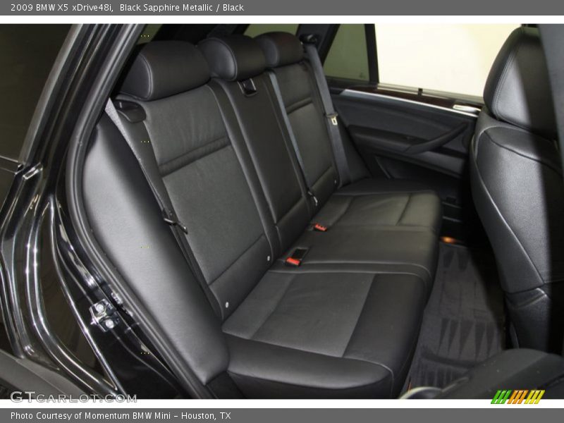 Black Sapphire Metallic / Black 2009 BMW X5 xDrive48i