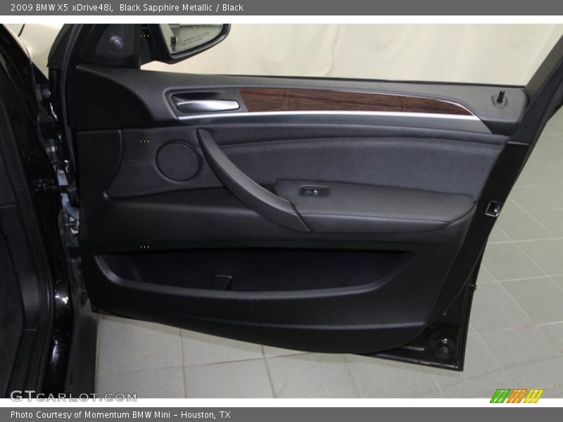 Black Sapphire Metallic / Black 2009 BMW X5 xDrive48i