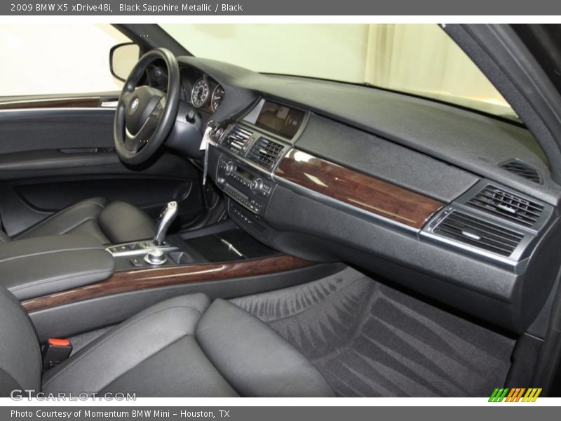Black Sapphire Metallic / Black 2009 BMW X5 xDrive48i