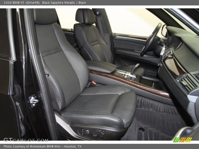 Black Sapphire Metallic / Black 2009 BMW X5 xDrive48i