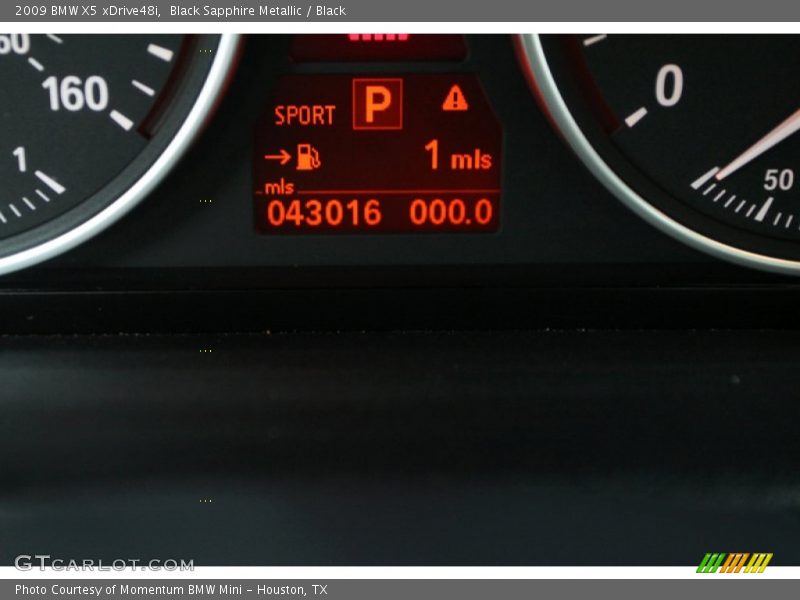 Black Sapphire Metallic / Black 2009 BMW X5 xDrive48i