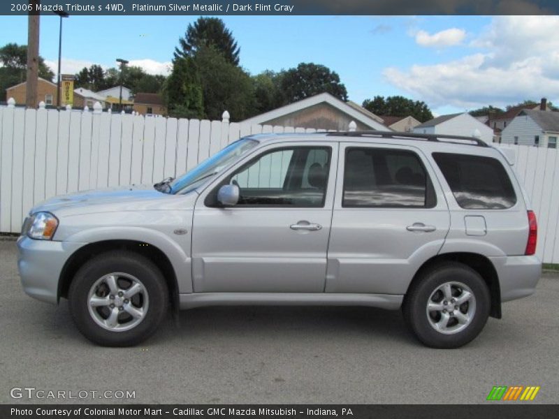 Platinum Silver Metallic / Dark Flint Gray 2006 Mazda Tribute s 4WD