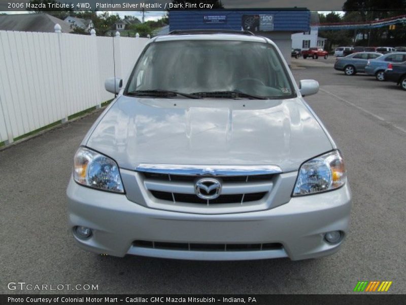 Platinum Silver Metallic / Dark Flint Gray 2006 Mazda Tribute s 4WD
