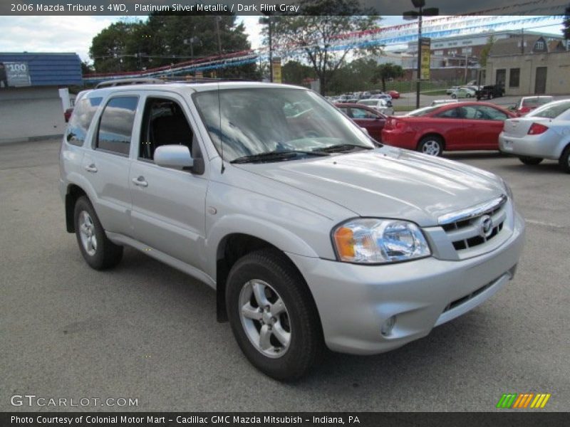 Platinum Silver Metallic / Dark Flint Gray 2006 Mazda Tribute s 4WD