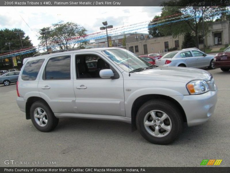 Platinum Silver Metallic / Dark Flint Gray 2006 Mazda Tribute s 4WD