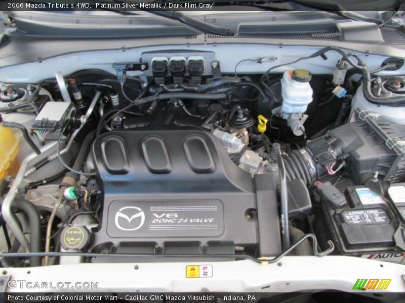 Platinum Silver Metallic / Dark Flint Gray 2006 Mazda Tribute s 4WD