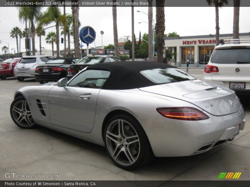 Iridium Silver Metallic / designo Black 2012 Mercedes-Benz SLS AMG Roadster