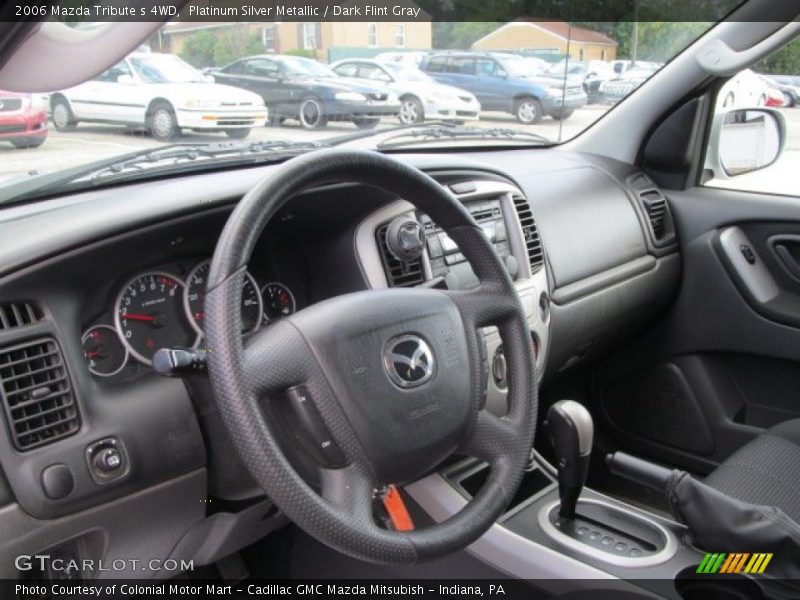 Platinum Silver Metallic / Dark Flint Gray 2006 Mazda Tribute s 4WD