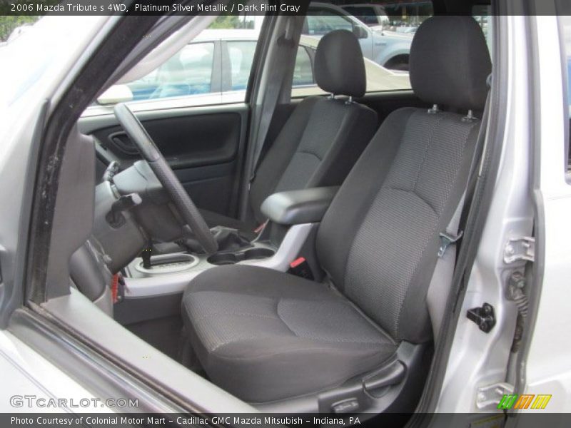 Platinum Silver Metallic / Dark Flint Gray 2006 Mazda Tribute s 4WD
