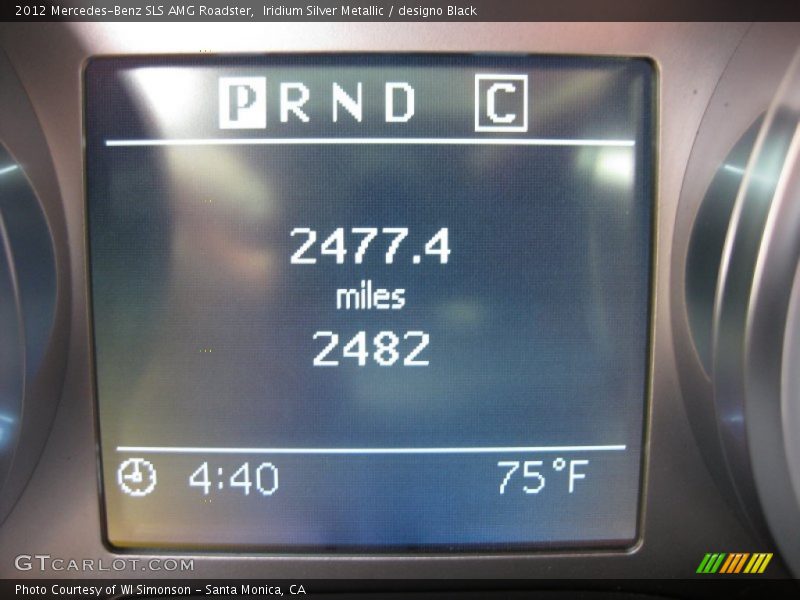 Iridium Silver Metallic / designo Black 2012 Mercedes-Benz SLS AMG Roadster