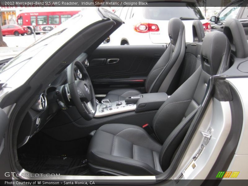  2012 SLS AMG Roadster designo Black Interior