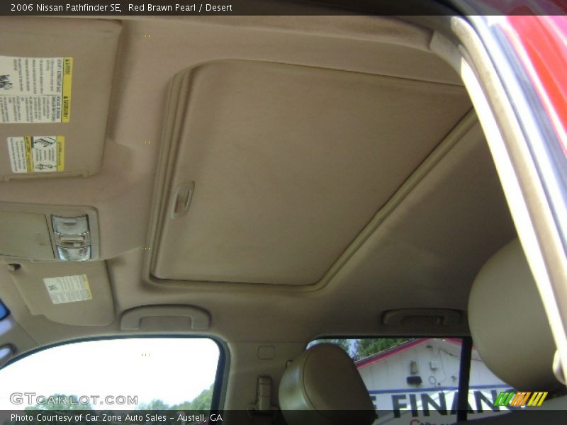 Red Brawn Pearl / Desert 2006 Nissan Pathfinder SE