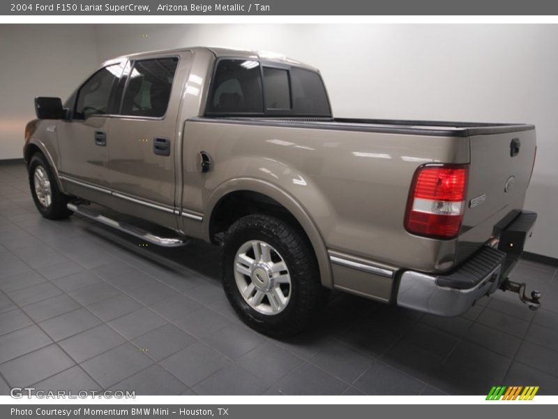 Arizona Beige Metallic / Tan 2004 Ford F150 Lariat SuperCrew