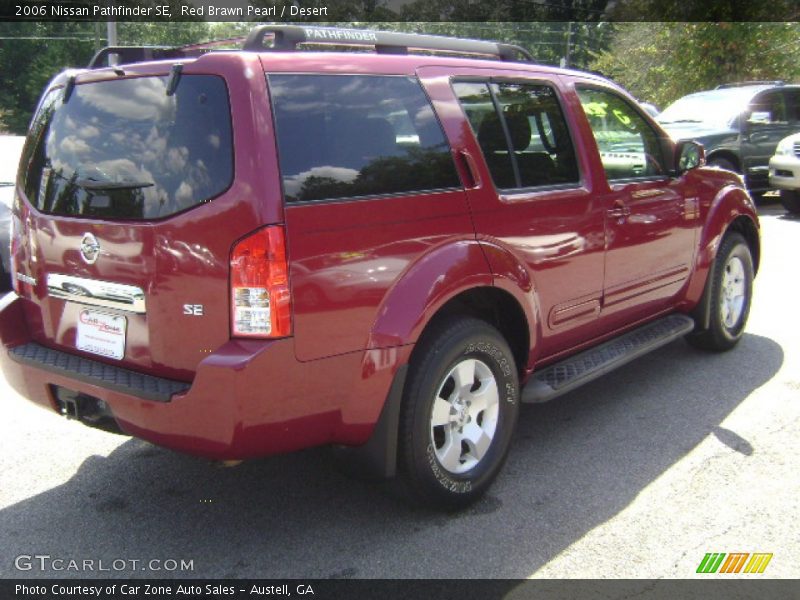 Red Brawn Pearl / Desert 2006 Nissan Pathfinder SE