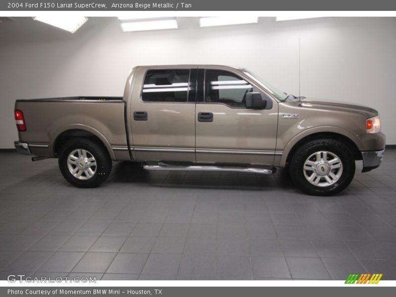 Arizona Beige Metallic / Tan 2004 Ford F150 Lariat SuperCrew