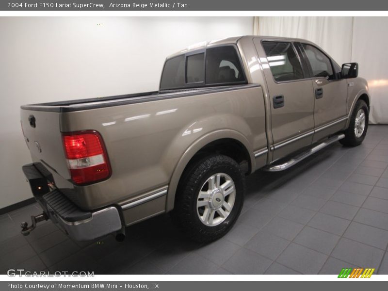 Arizona Beige Metallic / Tan 2004 Ford F150 Lariat SuperCrew