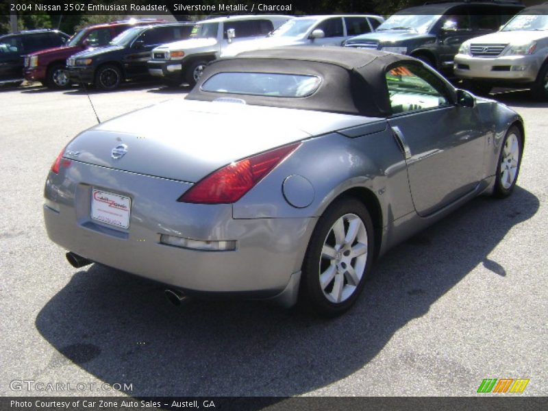 Silverstone Metallic / Charcoal 2004 Nissan 350Z Enthusiast Roadster