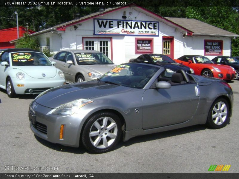 Silverstone Metallic / Charcoal 2004 Nissan 350Z Enthusiast Roadster