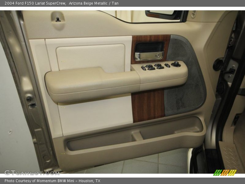 Arizona Beige Metallic / Tan 2004 Ford F150 Lariat SuperCrew