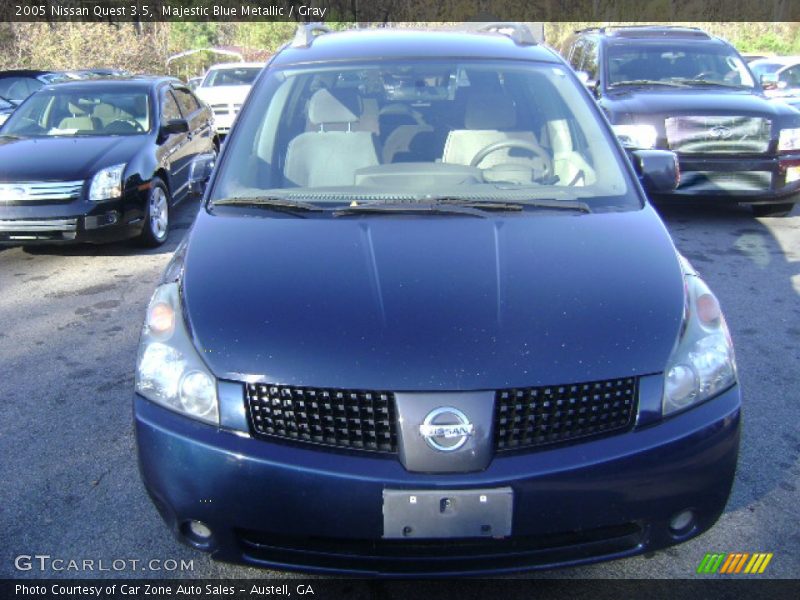 Majestic Blue Metallic / Gray 2005 Nissan Quest 3.5