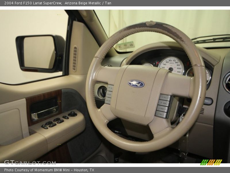 Arizona Beige Metallic / Tan 2004 Ford F150 Lariat SuperCrew