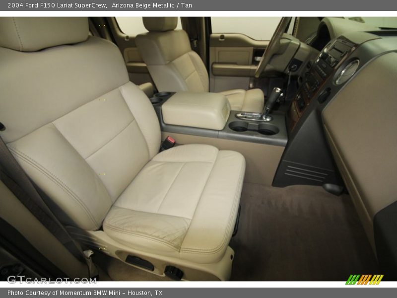 Arizona Beige Metallic / Tan 2004 Ford F150 Lariat SuperCrew