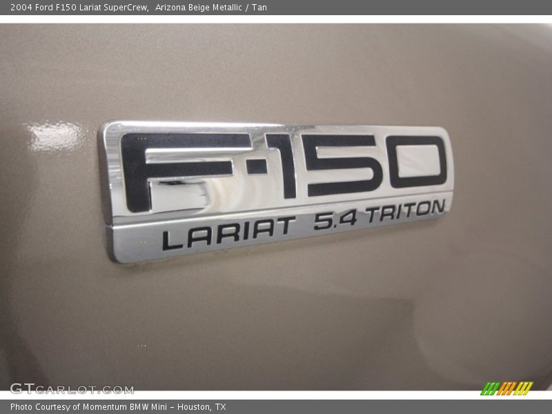 Arizona Beige Metallic / Tan 2004 Ford F150 Lariat SuperCrew