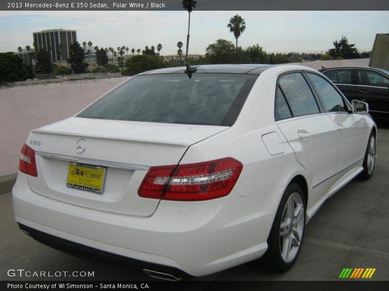 Polar White / Black 2013 Mercedes-Benz E 350 Sedan