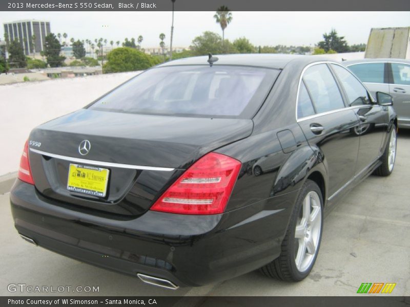 Black / Black 2013 Mercedes-Benz S 550 Sedan