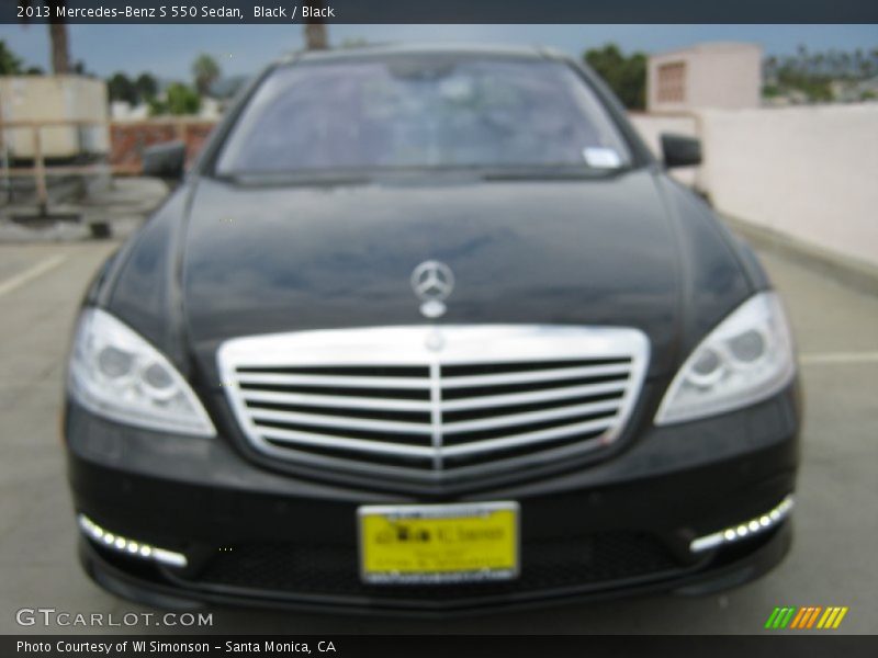Black / Black 2013 Mercedes-Benz S 550 Sedan