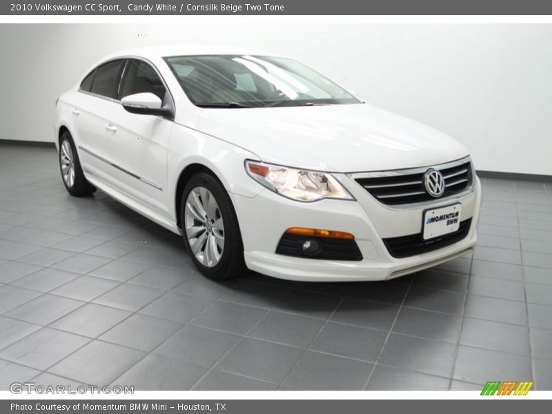 Candy White / Cornsilk Beige Two Tone 2010 Volkswagen CC Sport