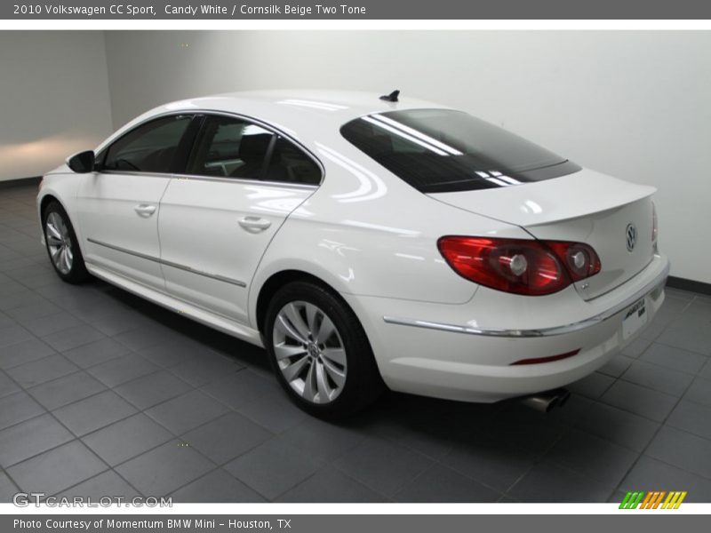 Candy White / Cornsilk Beige Two Tone 2010 Volkswagen CC Sport