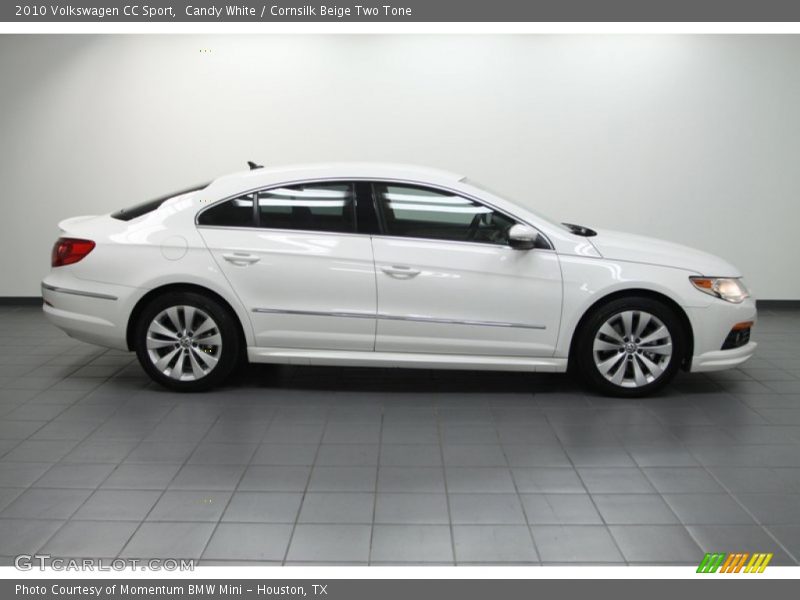 Candy White / Cornsilk Beige Two Tone 2010 Volkswagen CC Sport