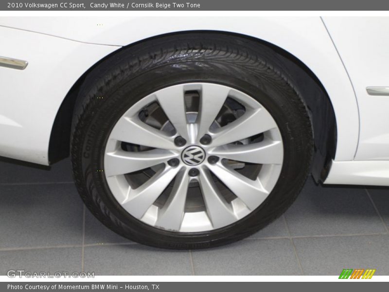 Candy White / Cornsilk Beige Two Tone 2010 Volkswagen CC Sport