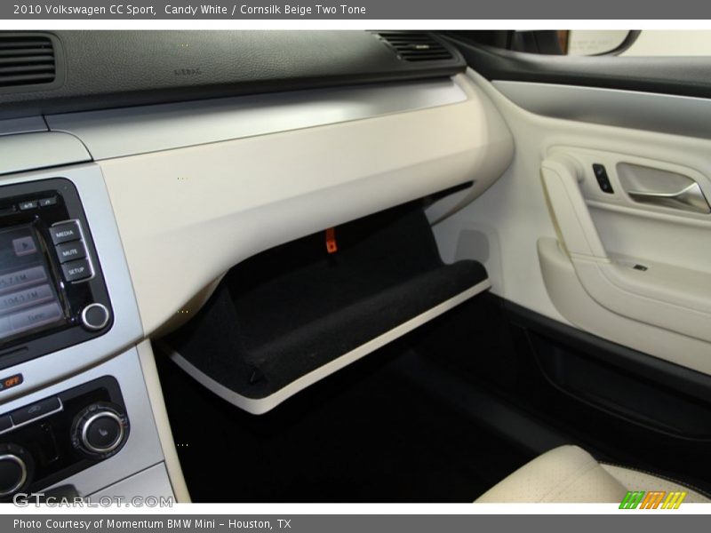 Candy White / Cornsilk Beige Two Tone 2010 Volkswagen CC Sport