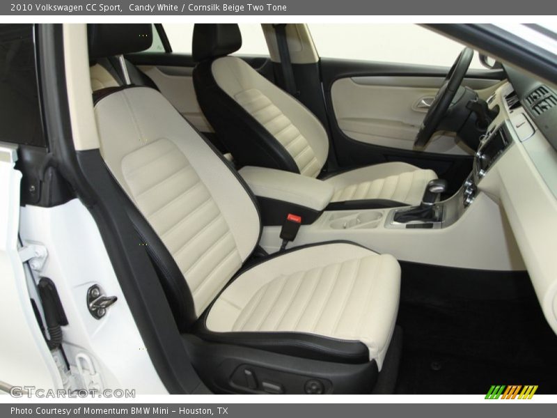 Candy White / Cornsilk Beige Two Tone 2010 Volkswagen CC Sport