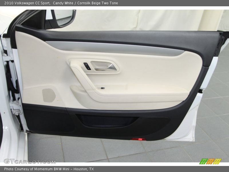 Candy White / Cornsilk Beige Two Tone 2010 Volkswagen CC Sport