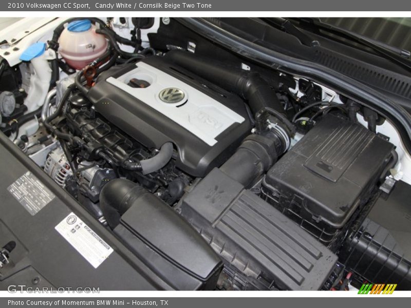 Candy White / Cornsilk Beige Two Tone 2010 Volkswagen CC Sport