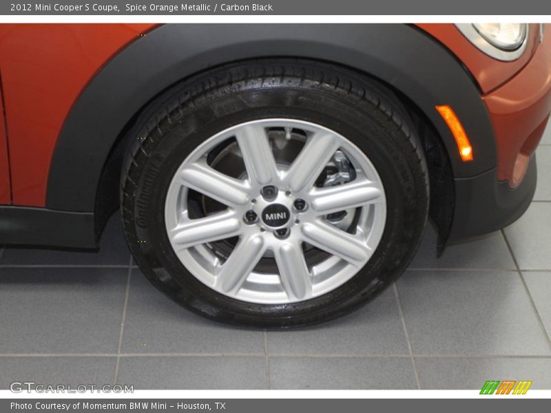 Spice Orange Metallic / Carbon Black 2012 Mini Cooper S Coupe