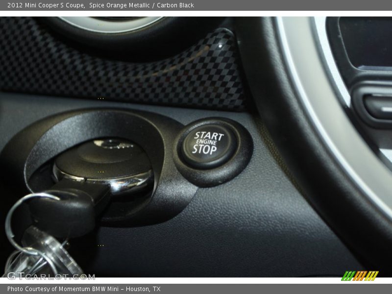Spice Orange Metallic / Carbon Black 2012 Mini Cooper S Coupe