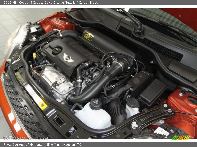 Spice Orange Metallic / Carbon Black 2012 Mini Cooper S Coupe