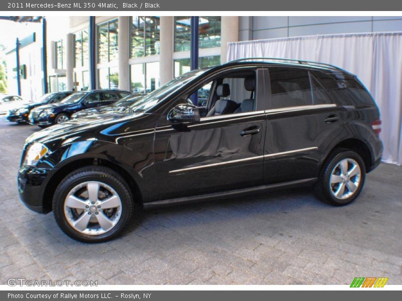 Black / Black 2011 Mercedes-Benz ML 350 4Matic