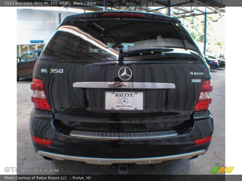 Black / Black 2011 Mercedes-Benz ML 350 4Matic