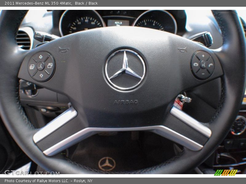 Black / Black 2011 Mercedes-Benz ML 350 4Matic
