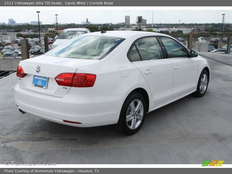 Candy White / Cornsilk Beige 2013 Volkswagen Jetta TDI Sedan