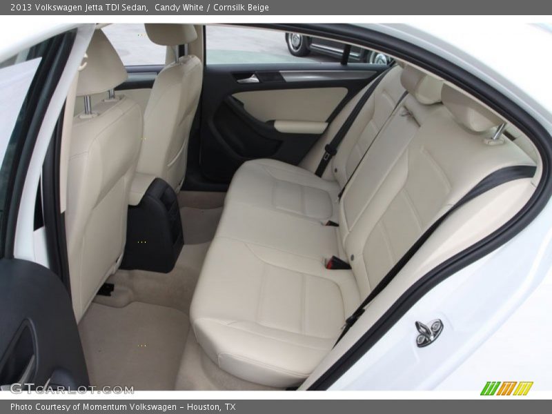 Candy White / Cornsilk Beige 2013 Volkswagen Jetta TDI Sedan