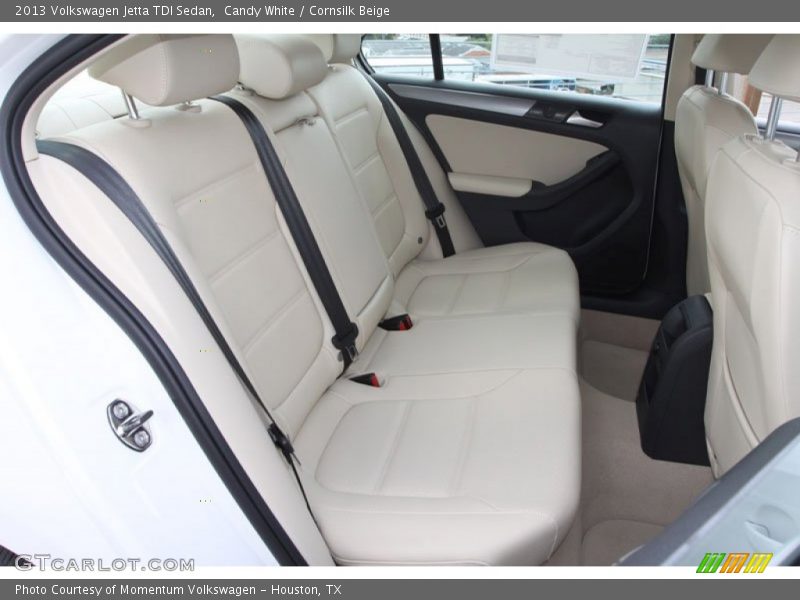 Candy White / Cornsilk Beige 2013 Volkswagen Jetta TDI Sedan